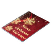 Carnet de Noël personnalisé (Côté gauche)