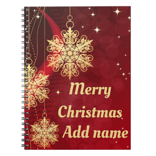 Carnet de Noël personnalisé (Devant)