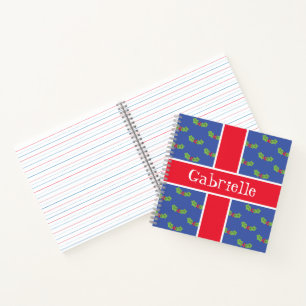 Carnet de Noël personnalisé Holly & Berries
