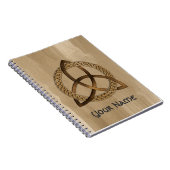 Carnet de noeud de trinité celtique personnalisabl (Côté Droit)