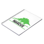 Carnet de nom de dinosaure personnalisé (Côté gauche)