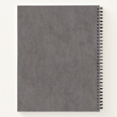 Carnet de nom de la fillette Rose Gold Foil (Dos)