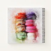 Carnet de nom de Macaron Abstrait moderne coloré (Dos)