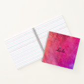 Carnet de nom de Parties scintillant rose (Intérieur)
