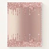 Carnet de nom de texte personnalisé de Parties sci (Dos)