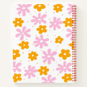 Carnet de nom floral personnalisable (Dos)