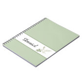 Carnet de nom personnalisé Carnet de colombe (Côté gauche)