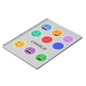 Carnet de nom personnalisé mignon (Côté gauche)