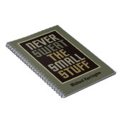 Carnet de nom personnalisé motivant (Côté Droit)