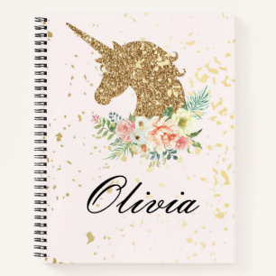 CARNET DE NOM PERSONNALISÉ UNICORN