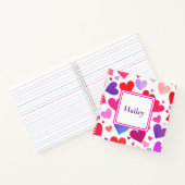 Carnet De nombreux cœurs (Intérieur)