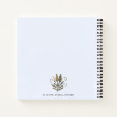 Carnet de note, floral, élégant, Dream big. (Dos)