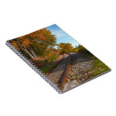 Carnet de note, photo d'un chemin de fer (Côté Droit)