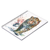 Carnet de notes à aquarelle éclaboussée de peintur (Côté gauche)