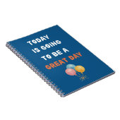 Carnet de notes à ballon affirmation positive (Côté Droit)