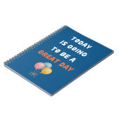 Carnet de notes à ballon affirmation positive (Côté gauche)