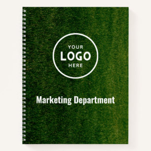 Carnet de notes à logo d'entreprise moderne minima