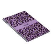 Carnet de notes à motif de peau imprimée léopard (Côté Droit)