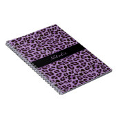 Carnet de notes à motif de peau imprimée léopard (Côté Droit)