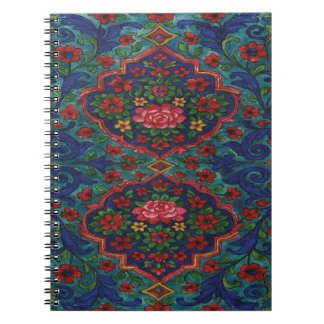 Carnet de notes à motif de tapis persan – Élégante