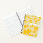 Carnet de notes à motif floral citation Focus On T (Intérieur)
