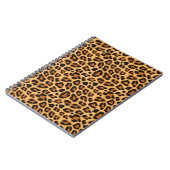 Carnet de notes à motif peau d'animal léopard (Côté gauche)