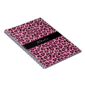 Carnet de notes à motif peau d'imprimé léopard (Côté Droit)