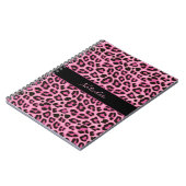 Carnet de notes à motif peau d'imprimé léopard (Côté gauche)