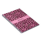 Carnet de notes à motif peau d'imprimé léopard (Côté Droit)