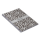 Carnet de notes à motif peau d'imprimé léopard (Côté Droit)