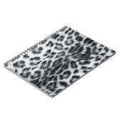Carnet de notes à motif peau d'imprimé léopard (Côté gauche)