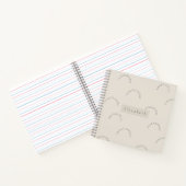 Carnet de notes à nom moderne  (Intérieur)
