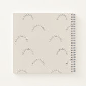Carnet de notes à nom moderne  (Dos)
