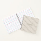 Carnet de notes à nom moderne  (Intérieur)