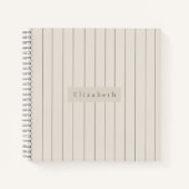 Carnet de notes à nom moderne  (Devant)