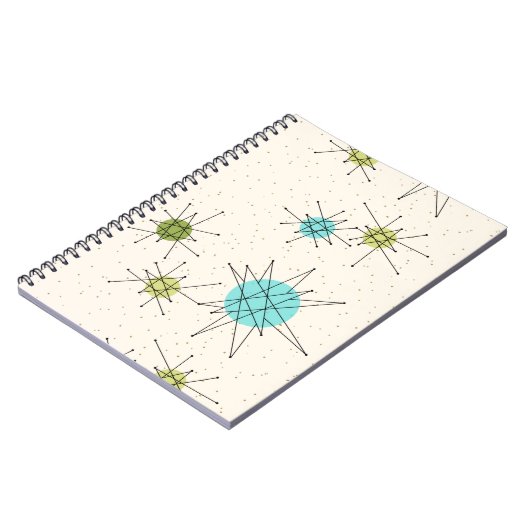 Carnet de notes à spirale atomique iconique de (Côté gauche)