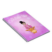 Carnet de notes à spirale bleu de ClaraBelle (Côté Droit)