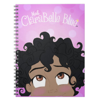Carnet de notes à spirale bleu de ClaraBelle