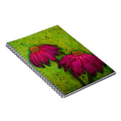 carnet de notes à spirale 'Coneflowers pourpre (Côté Droit)