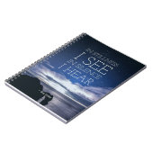 Carnet de notes à spirale "dans le calme" 6,5" (Côté gauche)