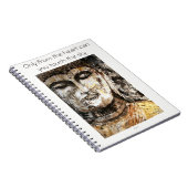 Carnet de notes à spirale d'aquarelle de Bouddha (Côté Droit)