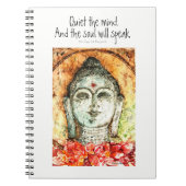 Carnet de notes à spirale d'art d'aquarelle de (Devant)