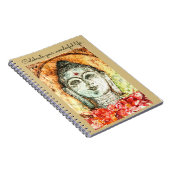 Carnet de notes à spirale d'art d'aquarelle de (Côté Droit)