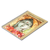 Carnet de notes à spirale d'art d'aquarelle de (Côté gauche)
