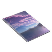 Carnet de notes à spirale de baie de paysage en (Côté Droit)