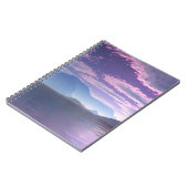 Carnet de notes à spirale de baie de paysage en (Côté gauche)