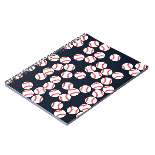 Carnet de notes à spirale de base-ball (Côté gauche)