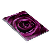 Carnet de notes à spirale de belle de pourpre (Côté Droit)