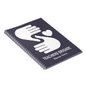 Carnet de notes à spirale de brigade de (Côté Droit)