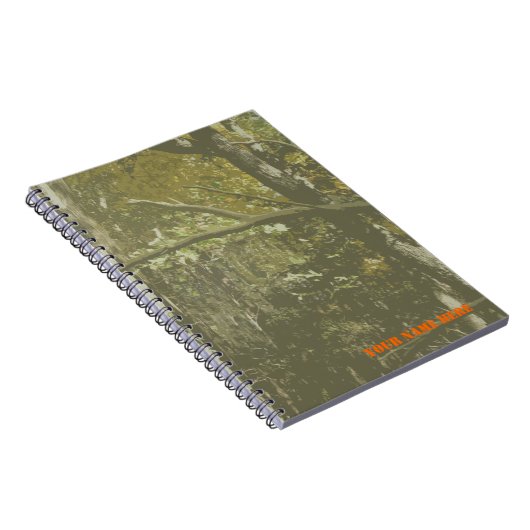 Carnet de notes à spirale de camouflage (Côté Droit)
